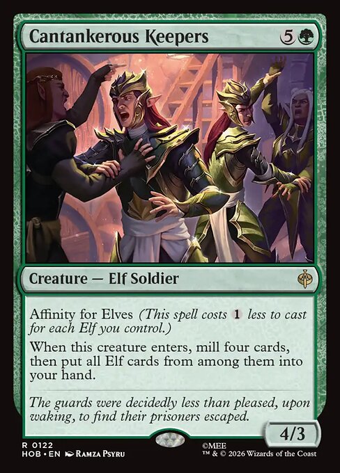 Cantankerous Keepers (Foil) - HOB - 122