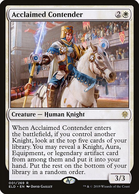 Acclaimed Contender (Foil) - ELD - 1