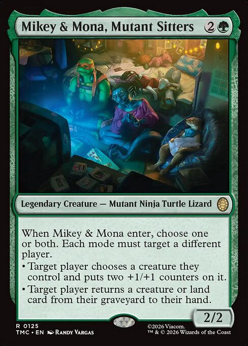 Mikey & Mona, Mutant Sitters - TMC - 125