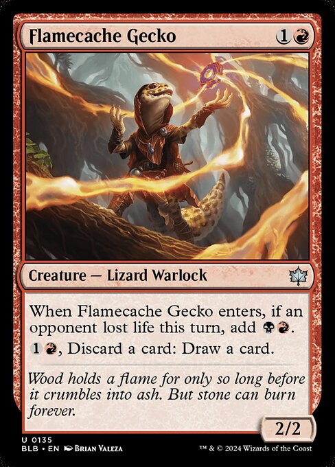 Flamecache Gecko - BLB - 135