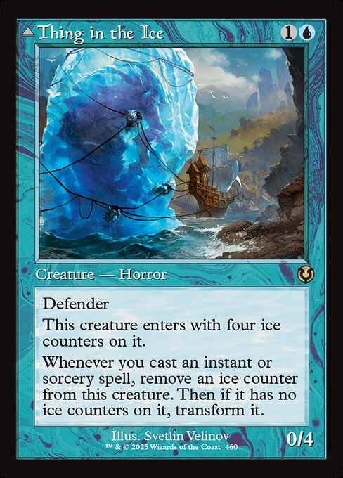 Thing in the Ice (Retro Frame) (Foil) - INR - 460