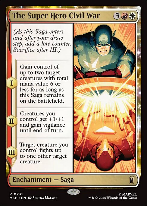 The Super Hero Civil War - MSH - 231