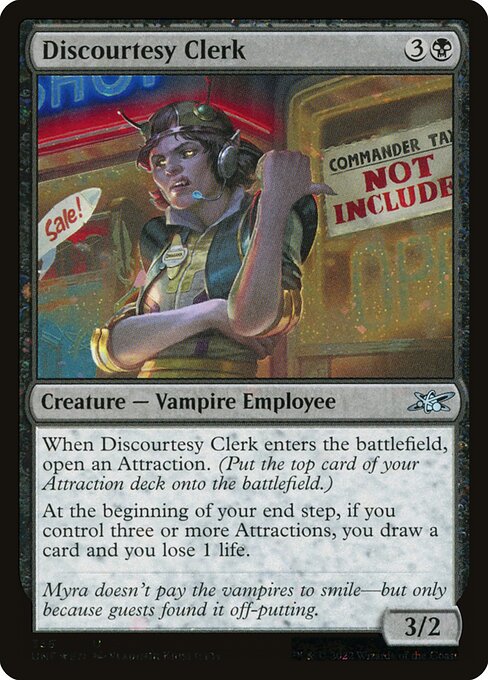 Discourtesy Clerk (Galaxy Foil) - UNF - 356