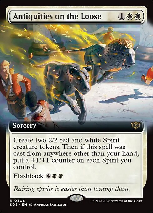 Antiquities on the Loose (Extended Art) (Foil) - SOS - 308