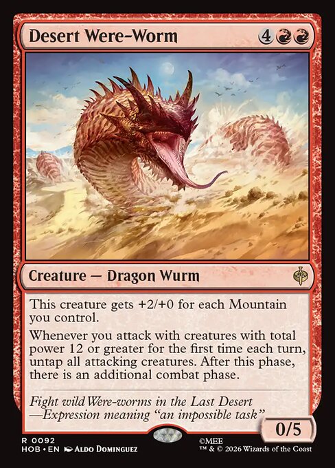 Desert Were-Worm - HOB - 92