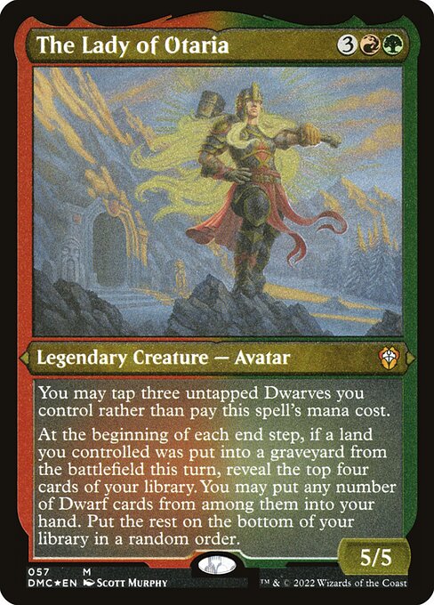 The Lady of Otaria (Foil Etched) - DMC - 57