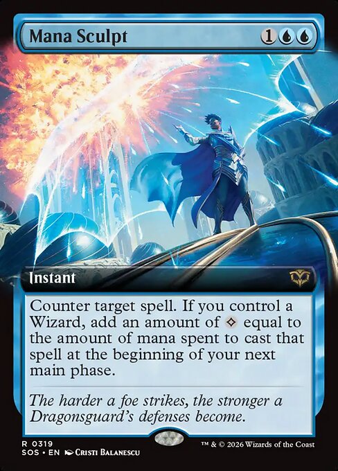 Mana Sculpt (Extended Art) - SOS - 319