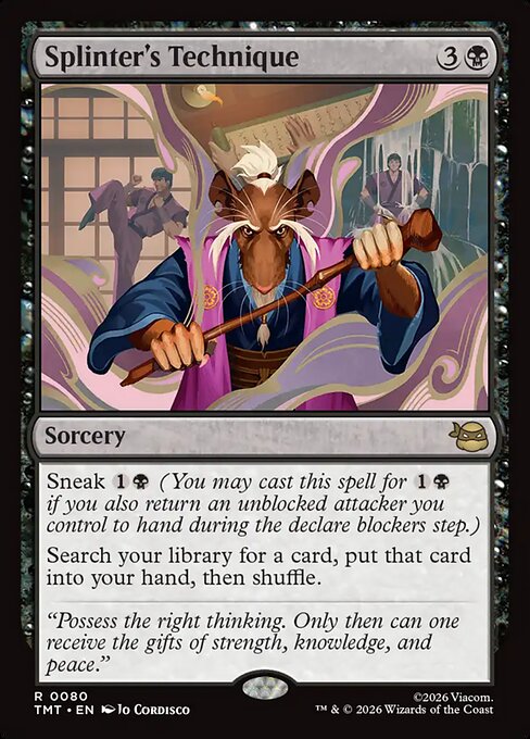 Splinter's Technique (Foil) - TMT - 80
