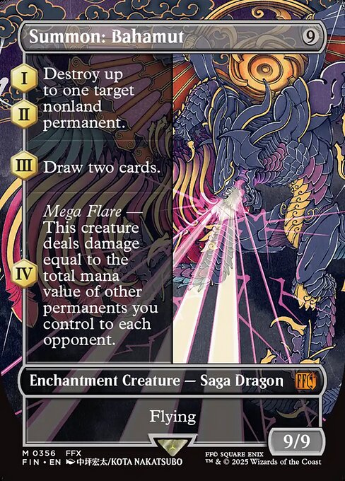 Summon: Bahamut (Borderless) - FIN - 356