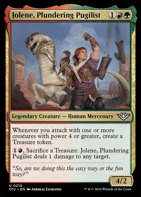 Jolene, Plundering Pugilist (Foil) - OTJ - 210
