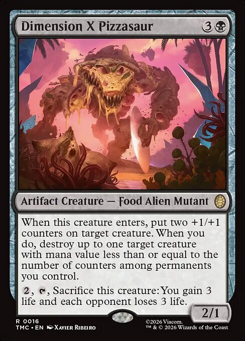 Dimension X Pizzasaur (Foil) - TMC - 16