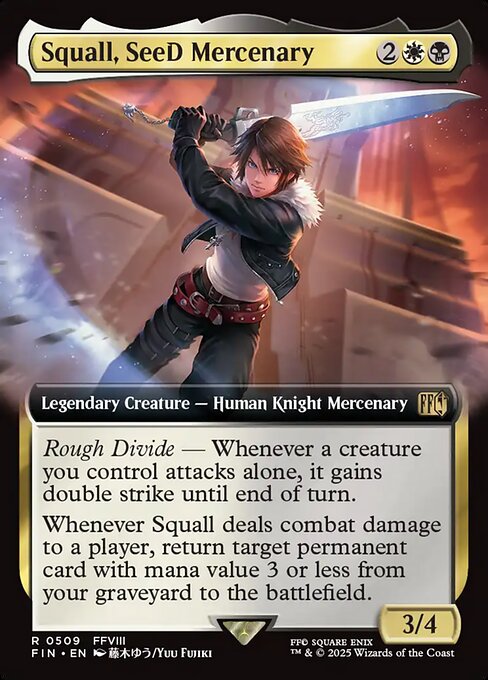 Squall, SeeD Mercenary (Extended Art) - FIN - 509