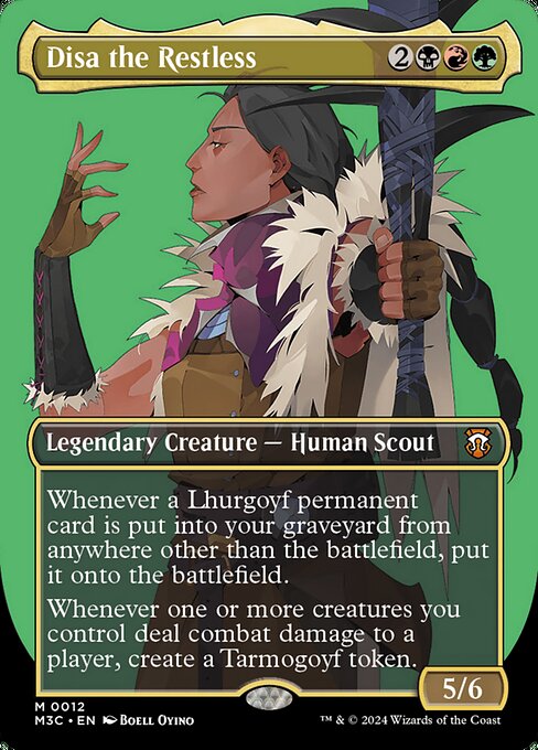 Disa the Restless (Borderless) (Foil) - M3C - 12