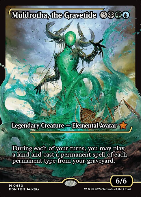 Muldrotha, the Gravetide (Showcase) (Foil) - FDN - 430
