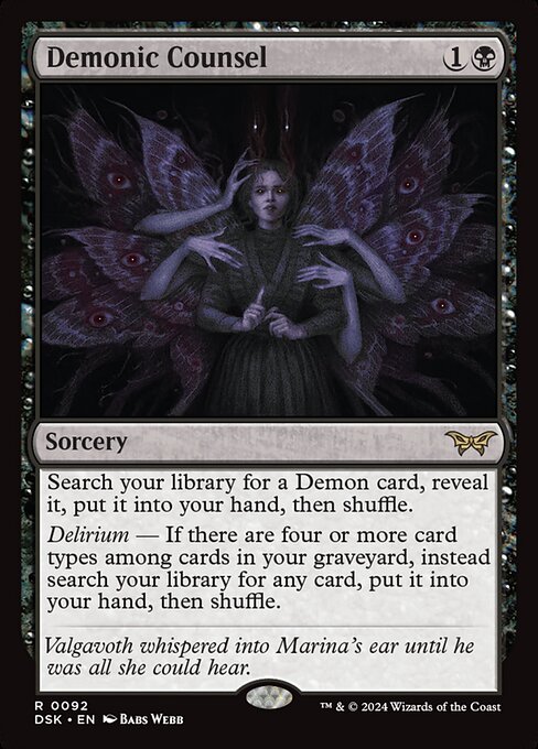 Demonic Counsel (Foil) - DSK - 92