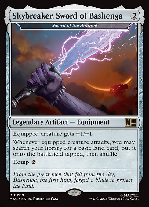 Skybreaker, Sword of Bashenga - Sword of the Animist - MSC - 289