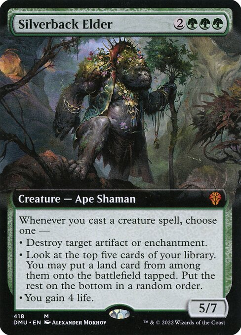 Silverback Elder (Extended Art) (Foil) - DMU - 418