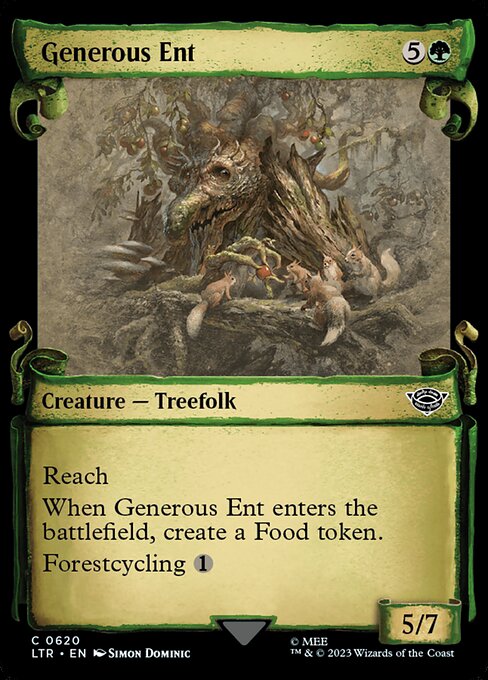 Generous Ent (Showcase Scrolls) (Foil) - LTR - 620